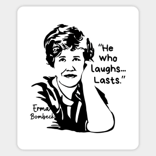 Erma Bombeck Portrait and Quote Magnet